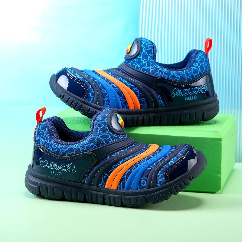 Classmate caterpillar children's shoes 2025 autumn new mesh boys sports shoes little girl baby shoes 2025