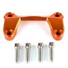 Karun FOR DUKE 125 FOR DUKE 200 DUKE 390 Motorcycle Orange CNC Aluminum Handlebar Risers Top Cover Clamp