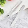 Stainless Steel Tableware Set 3-in-1 Knife Fork Spoon Foldable Student Dormitory Utensils Portable Office Lunch Cutlery Set for Camping Travel