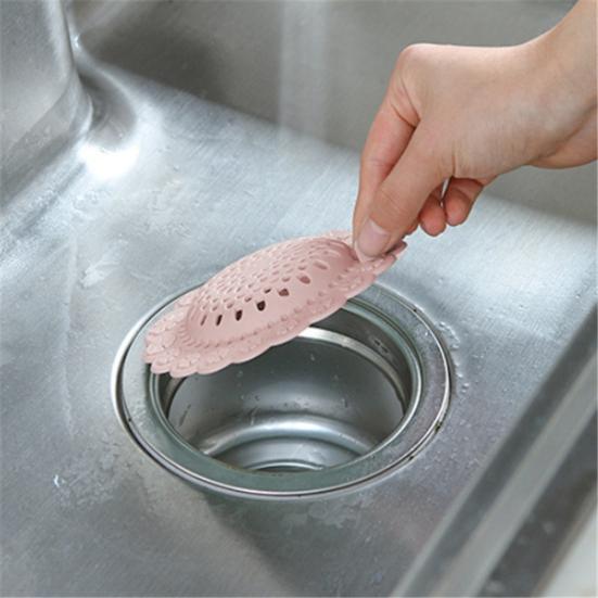 Flower Hollowed Sink Strainer Drain Cover
