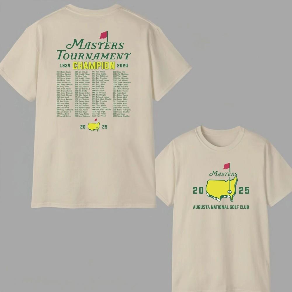 Masters 2025 Augusta National Golf Club Tee Unisex T-Shirt XXXL