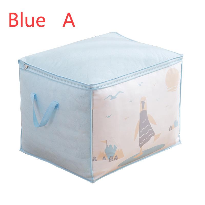 High Capacity Quilt Clothes Storage Bag Home Finishing Dust Bag Anti-bacterial Quilt Clothes Blanket Wardrobe Closet Storage Bag