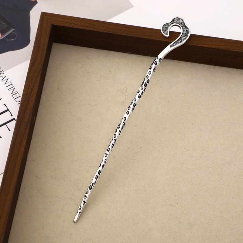 Cool Feeling New Chinese Metal Hairpin Female Simple Modern Niche Design Disc Hair Ball Head Hairpin Hairpin Headgear