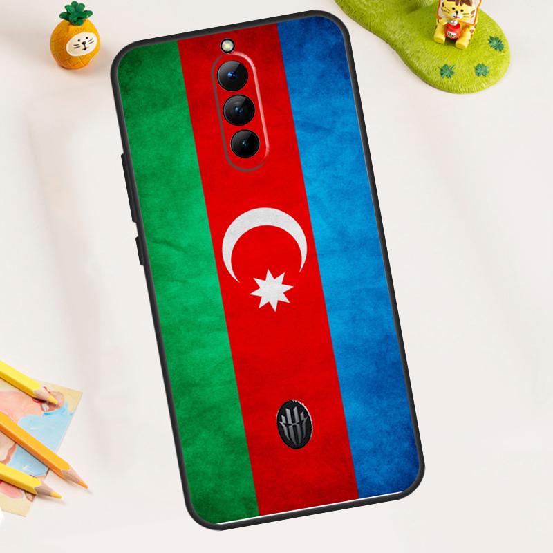 Azerbaijan Flag Case For ZTE Nubia RedMagic 11 Pro 10 9 8 9S 8S 10S Pro Plus 5G 5S 6S 7S 6 7 Pro 11 Air Cover