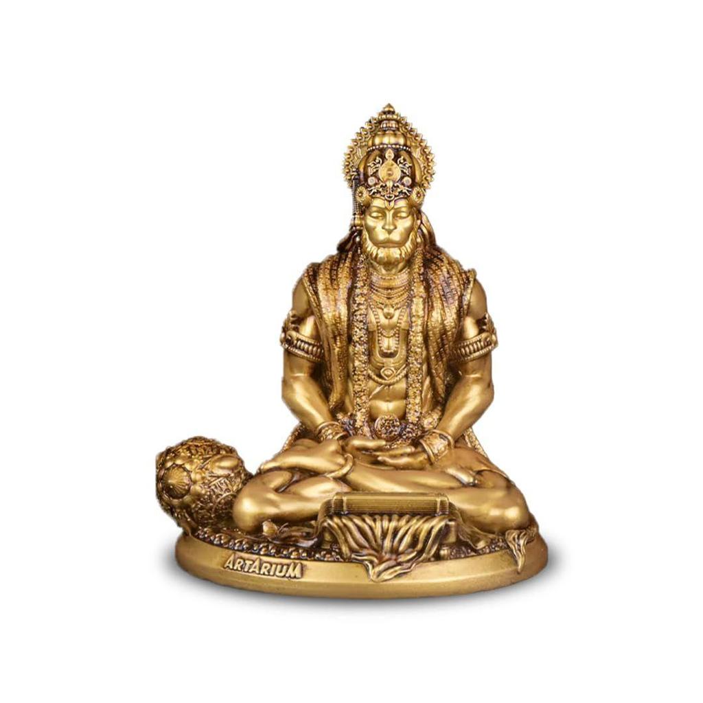 Meditating Hanuman Idol Sankat Mochan Hanuman Statue Bajrang Bali Murti Pavan Putra Hanuman Murti