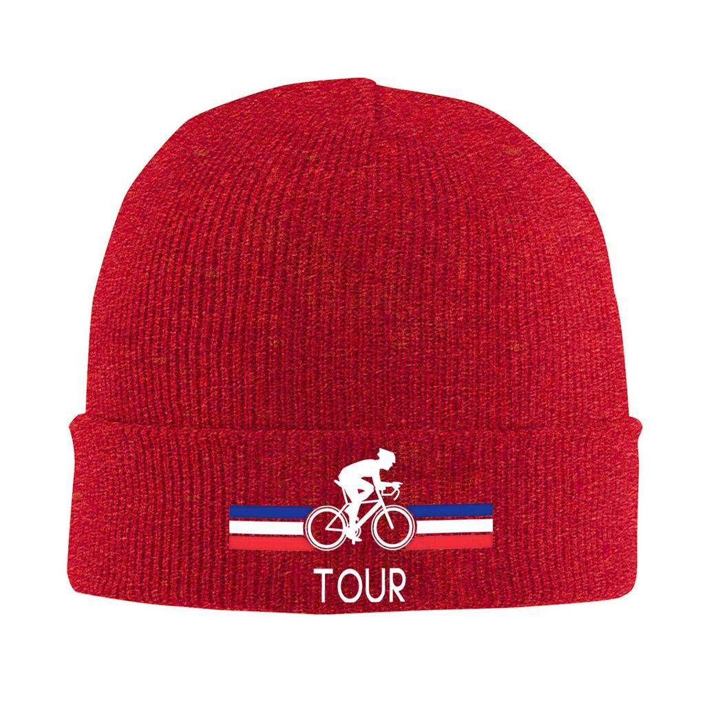 Unisex Strickmütze mit Bündchen Tadej Pogacar Radsport Straße Merch Winter Strick Beanie Mützen