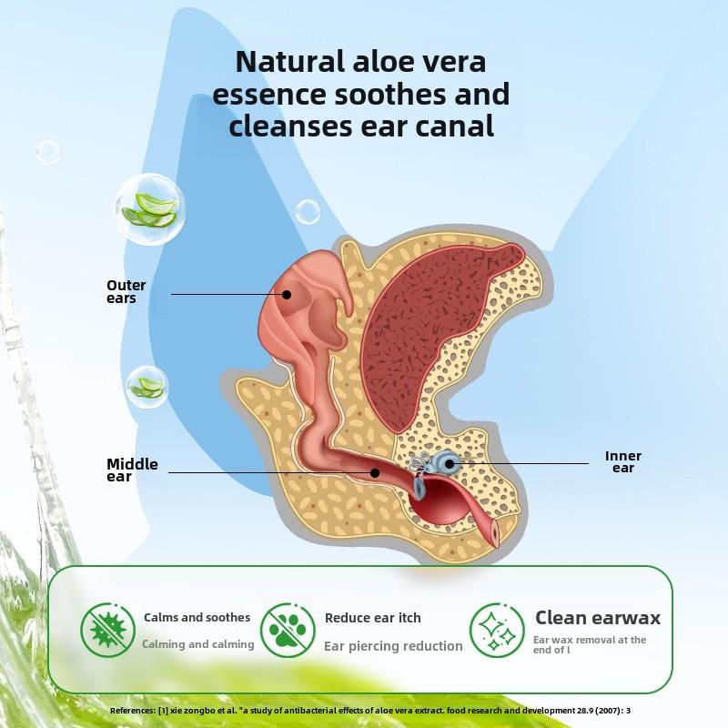 Čištění uší psa Ušní maz Speciální čisticí ubrousky na uši pro psy Kočka Esence z aloe vera Bakteriostatický Deodorant Perlový vzor Kryt na prst pro mazlíčky