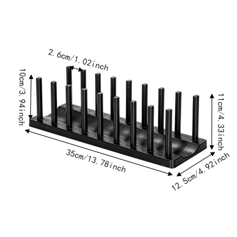 Adjustable Pot Lid Rack Plastic Cutting Board Holder Multi-functional Dish Drying Rack Countertop