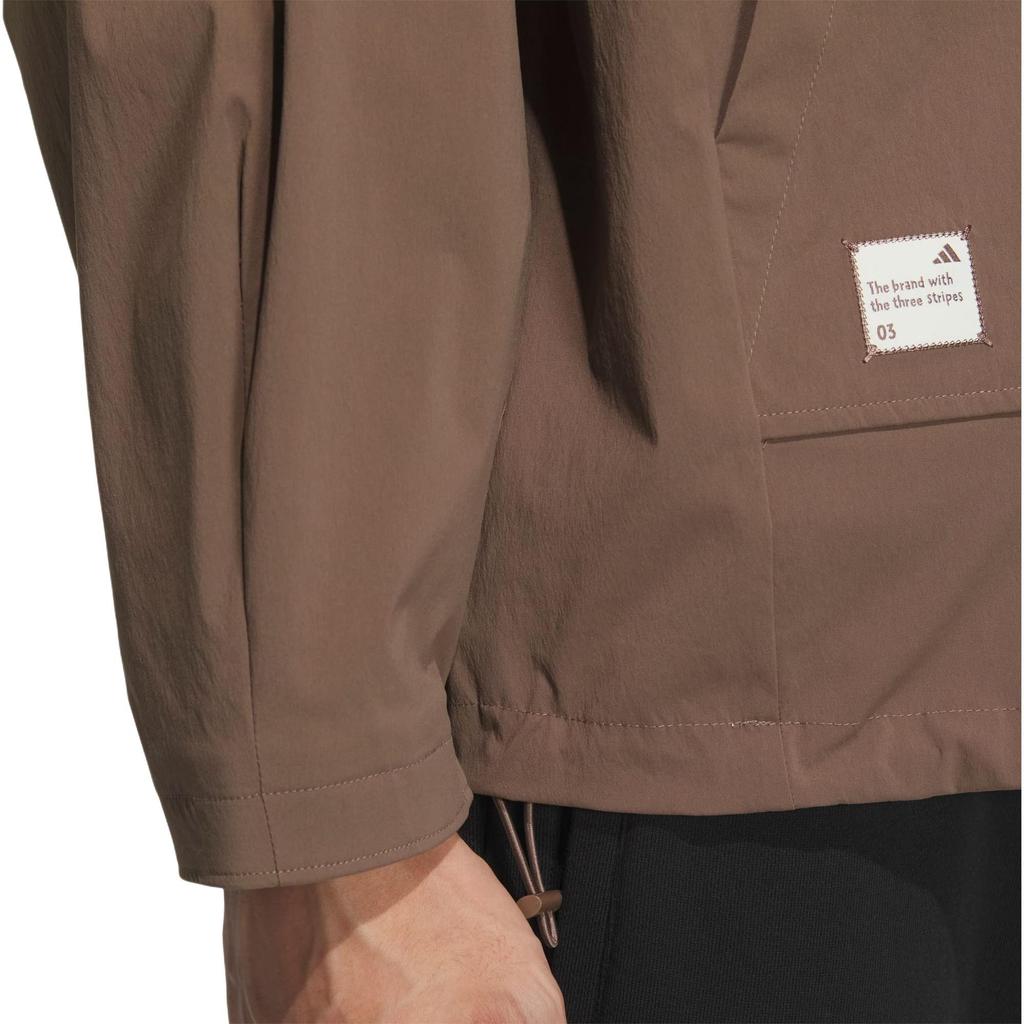adidas Woven Jacket Jackets & Coats Men's Stratum Dark Earthy Brown JM3407