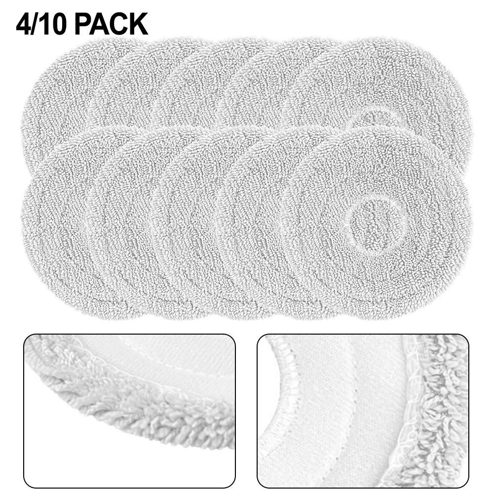 4/10pcs Washable Reusable Mop Cloths For Airbot L50 Master Robot Vacuum Cleaner Replacement Pads For Floor Cleaning
