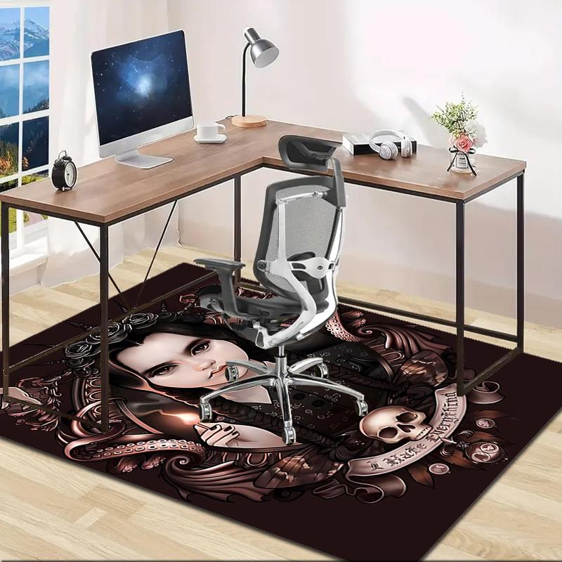 1pc Wednesday (2) Design Area Rug - Non-Slip, Soft & Cozy Floor Mat for Living Room, Bedroom, Office - Indoor/Outdoor Decorative Carpet