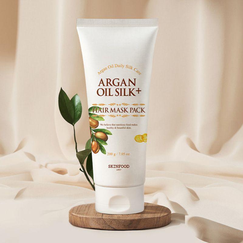 SKINFOOD Argan Oil Silk Plus Hair Mask Pack single