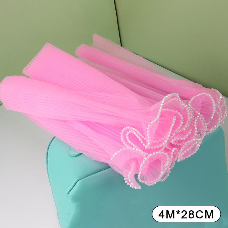 

Упаковочные материалы 28X400 см Цветочная упаковочная бумага Перламутровая волна Пряжа Кружевная сетка Флористический букет Подарок на День святого Валентина A11