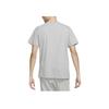 Nike Solid Color Logo Crew Neck T-Shirt Men Tops Light-Grey DC5095-063
