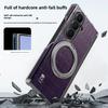 360 Rotating Magneric Kickstand Crocodile Patterned Leather Phone Case for Samsung Z Fold 7 6 5 4 Shockproof For Magsafe Cover