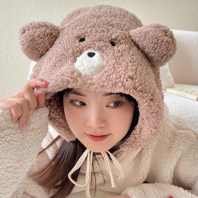 Women's Teddy Bear Earflap Winter Casual Fur Hat