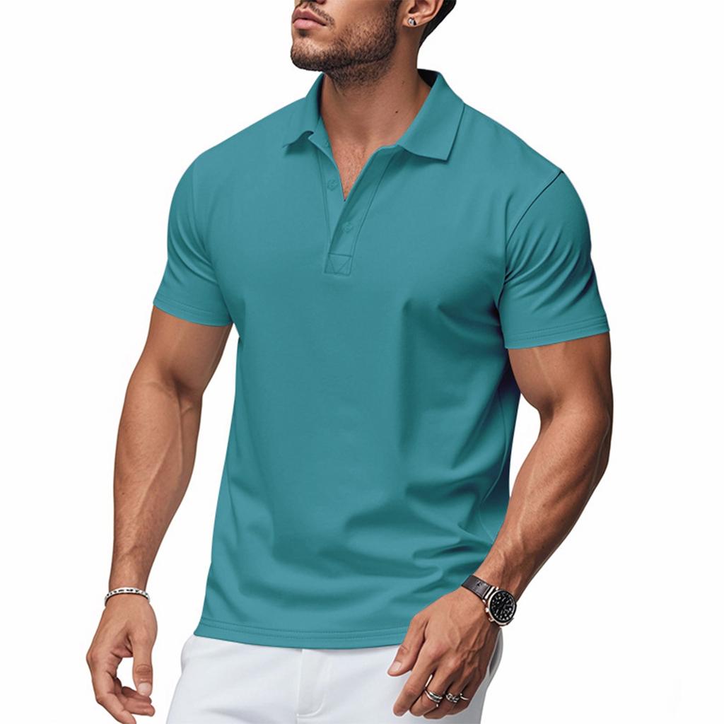 Herren Polohemden Kurzarm Klassische Passform Polohemden für Männer Erwachsene Bequeme Herren Polos Golfbekleidung für Männer