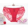 Zvýšení Nízké kalhotky v pase ledové hedvábné spodní prádlo Sexy svůdné spodní prádlo Krajkové kalhotky