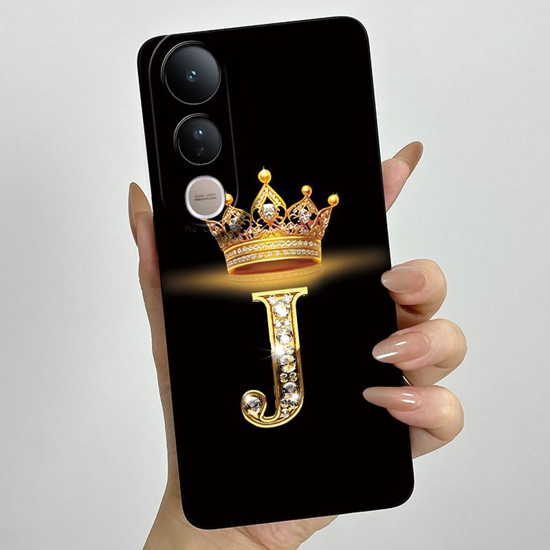 For Vivo V50 Lite 5G Case Luxury Letters Couple Silicone Soft Phone Cases For Vivo V50 V50Lite 5G Camera Protection Back Cover