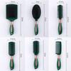 Dark Green Hairdressing Comb Anti-static Massage Comb High Quality Salon Hairbrush