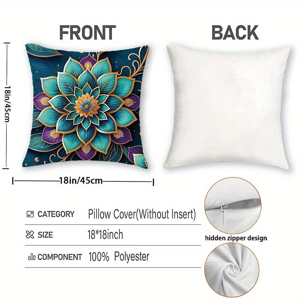 Exquisite Floral-Printed Pillowcases: Enhance Your Space with Enchanting Designs Sofa cushion cover home room decoration