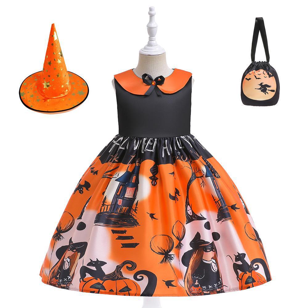 Jenters Halloween Maskerade Prinsessekjole - Europeisk og Amerikansk Stil