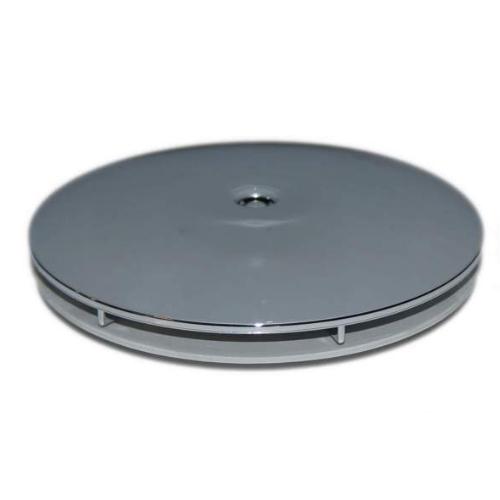 Chrome-plated mushroom lid for Wirquin Slim siphon