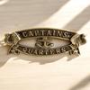 17.78 Cm Door Sign For Captain Room, Captain Quarters Door Sign, Marine Gift For Dad, Handmade Gift For Ship Captain, Best Gift For Captain