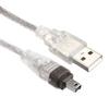 Male Connector 1394 Firewire  Cable USB 6P To 4Pin ILink Adapter Cord  HDV Camera