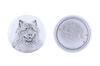 Keeshond, Dutch Barge Dog, Smiling Dutchman – Pin with Your Dog, Add Your Own Photo – Design 02 | Art-Dog