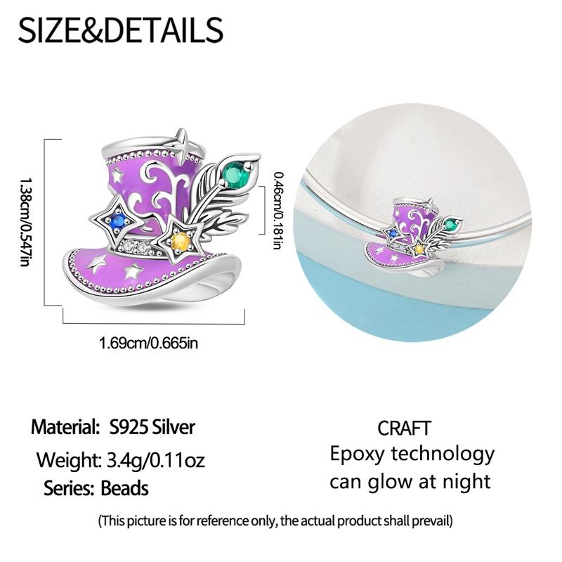 100% Real Copper Purple Series Collection Charms Beads For Women Fit Original Bracelets Fine Diy Jewelry Making