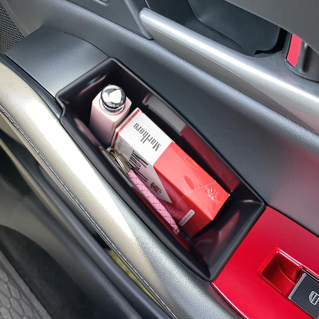 Door Handle Tray Organizer For Mazda MAZDA3 Mazda CX-30 Door Storage Pocket ABS Car Storage Box Front Door Handle Accessories