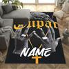 Tupac's Legacy Lives Customized Name Carpet Design for Dining Room Study Room Kitchen Bedrooms Antislip Carpet Anime Office Decor
