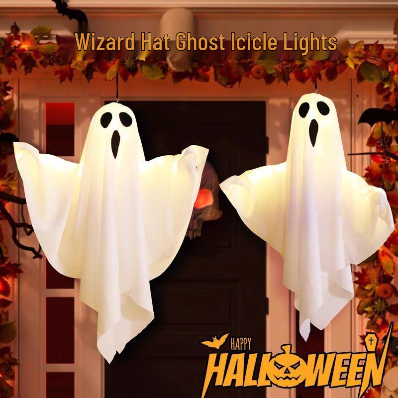 Halloween Leuchtende Geist LED Lichterketten für Außen Dekoration