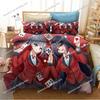 Kakegurui Yumeko Jabami Cute Bedding Set Cartoon Anime Adult Kid Bedroom Soft Duvet Cover 3D Print Vibrant Kawaii Anime Cozy Set