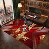 San Francisco 49ers Personalisierter Kristall-Samt-Teppich, Benutzerdefinierter Namens-Text Weicher Anti-Rutsch-Teppich für Wohnzimmer Schlafzimmer