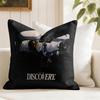 DDaft PPunk Band Cushion Cover Eco Linen Pillow Case DoubleSided Print Breathable Durable Zipper Home Decor Gift