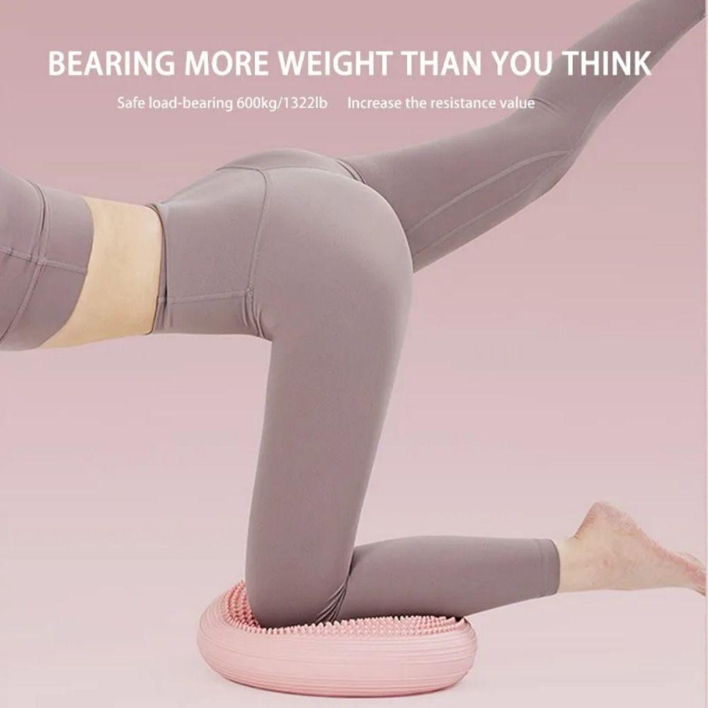 Exercise Core Muscles Yoga Balance Air Cushion Muscle Relaxation Air Stability Board  Pilates