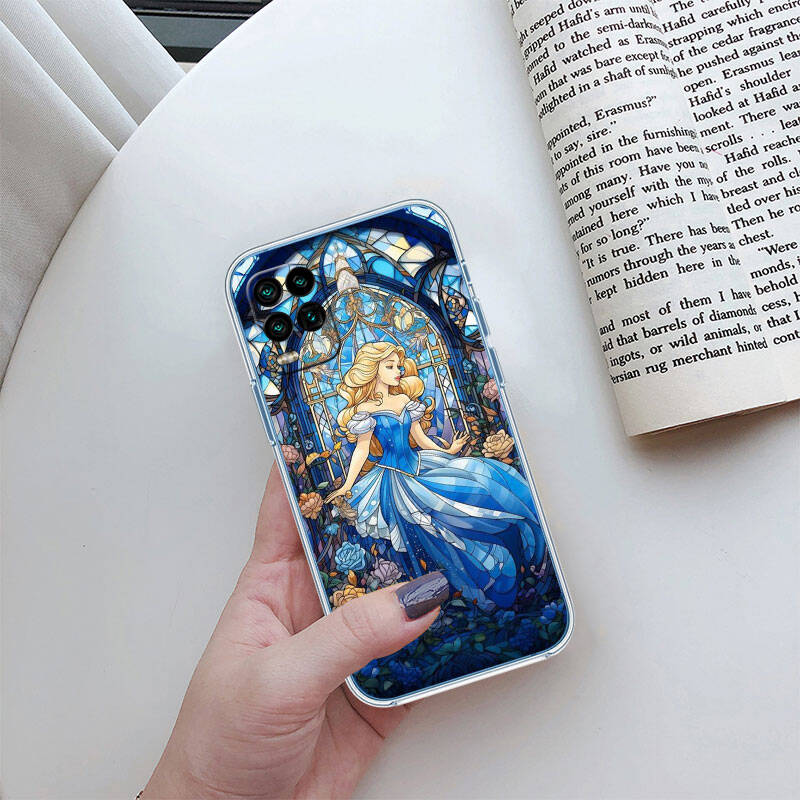 RT22 Princess Cartoon Case for Motorola E7 G6 G7 G8 G9 Plus Power Play G10 G20 G04 E30 E40 E22 E20 E13 E15 G22 G23 G05 G75 G35 G55