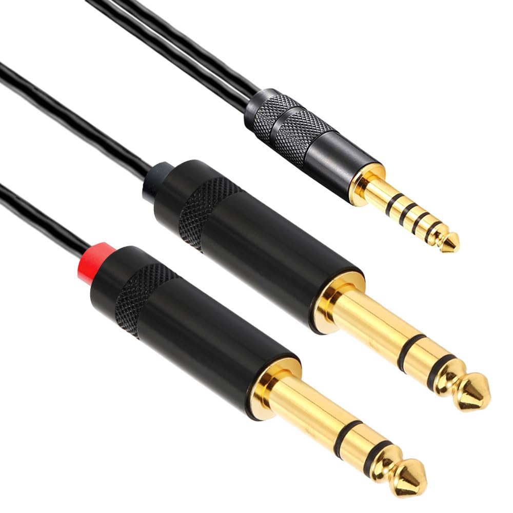 

Кабель-переходник Waveman 4,4 мм балансный на 6,3 мм, переход 6,3 мм на 4,4 мм, 6N OFC бескислородная медь TRS на 4,4 мм кабель, 4,4 мм на TRS