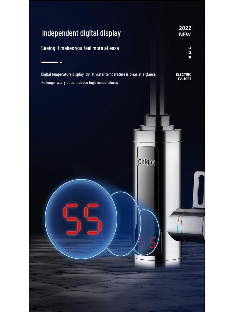 Sofort Heiß- & Kaltwasser Elektrischer Wasserhahn für Zuhause Küche
