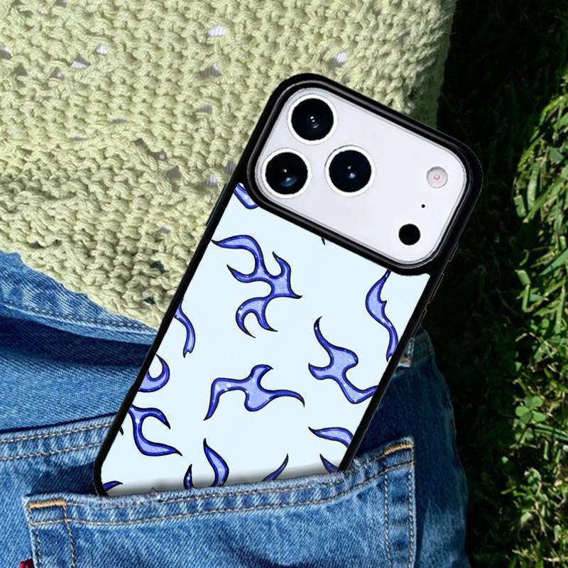 Cool Flame Colorful Pattern Phone Case Cover for IPhone 11 12 13 14 15 16e 17 Pro Max Coque for IPhone 17 Air