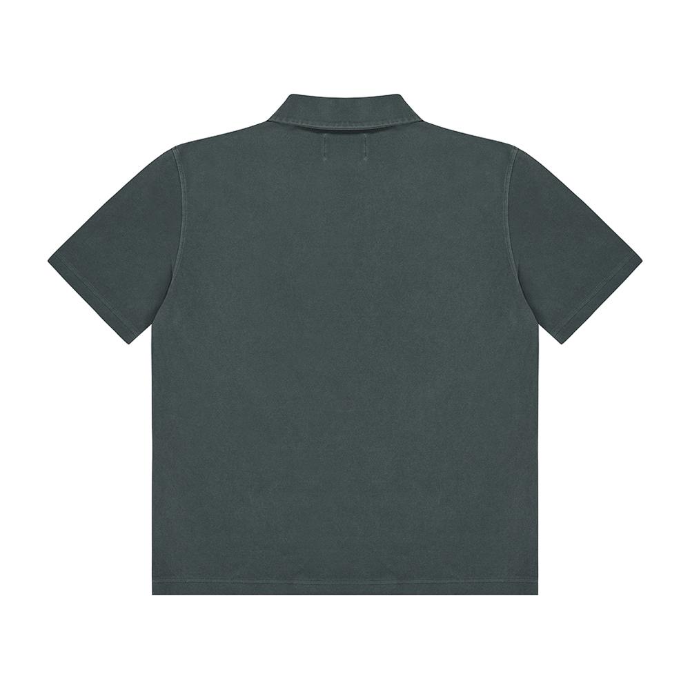 Ipiti Sel Pigment Polo Tee (Deep Green)