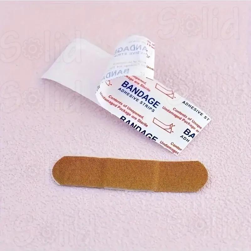 100/200PCS Waterproof Breathable Adhesive Bandages, Sterile Wound Care Plasters for Cuts, Scrapes, Blisters and Minor Injuries