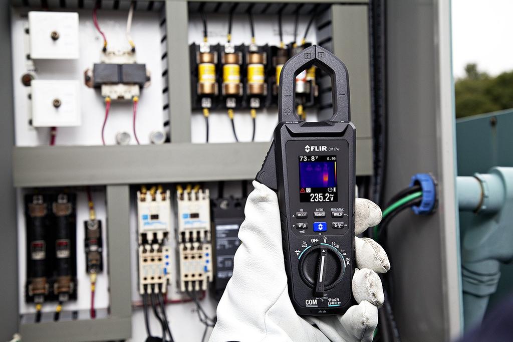 FLIR CM174 Clamp Meter with Thermal Image 600A True RMS Value AC/DC