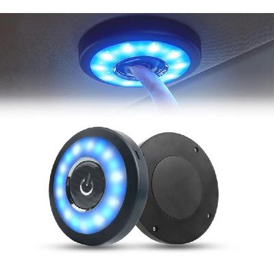 LED Ceiling Light Car Roof LED Portable Light USB Rechargeable Magnetic Work Lighting Night Bulb for Auto Bedroom Ice Blue White