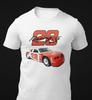 Cale Yarborough #28 Hardee's Ford Thunderbird Race Car Unisex T-Shirt