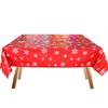 Christmas Themed Party Tablecloth, Christmas Desktop Decoration, Santa Claus Snowflake Deer Pattern Tablecloth