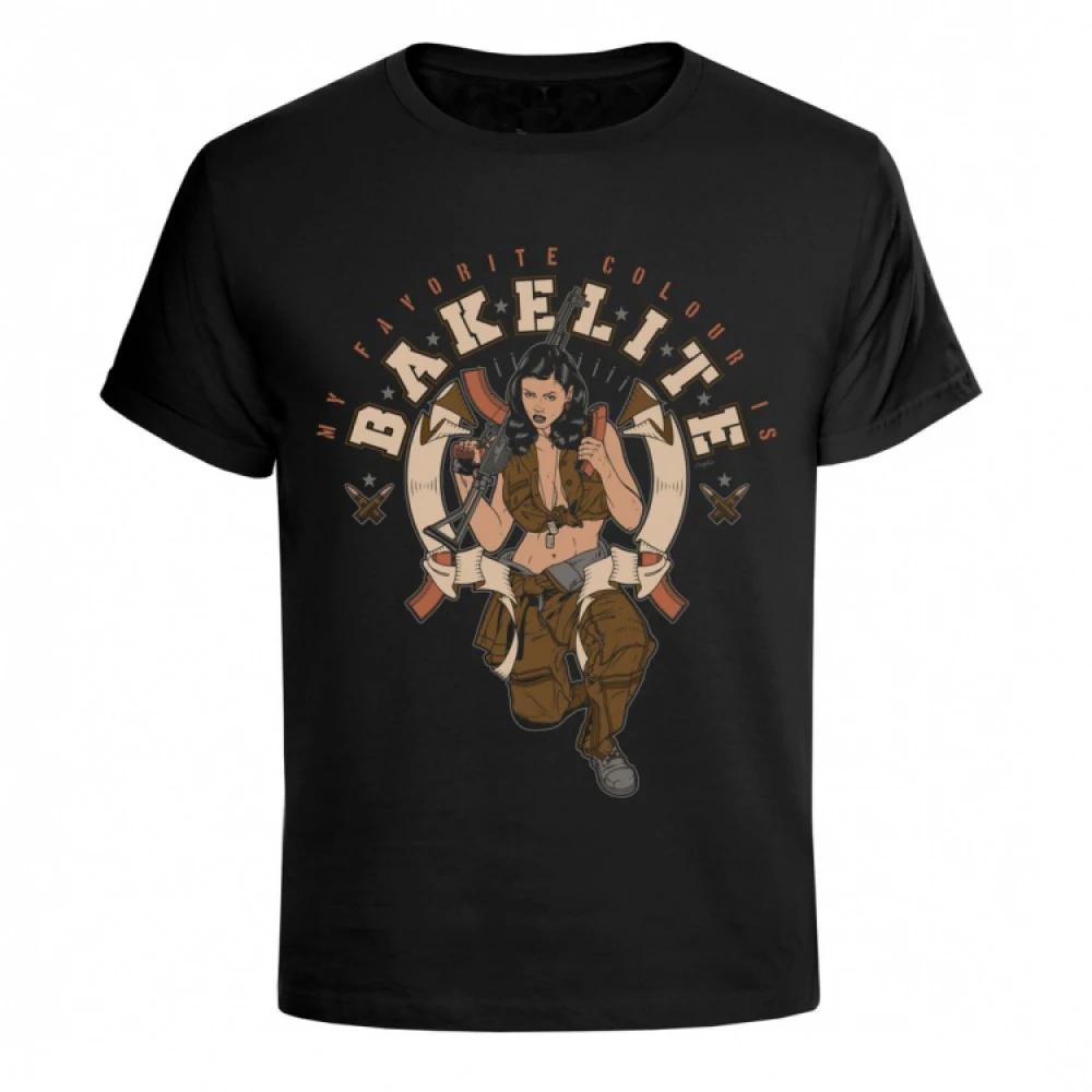 

P.O.D. Wear Bakelite T-Shirt Short Sleeve Casual 100% Cotton O-Neck Mens T-shirt Size S-3XL - Men s Summer Cotton Graphic Tee S разноцветный