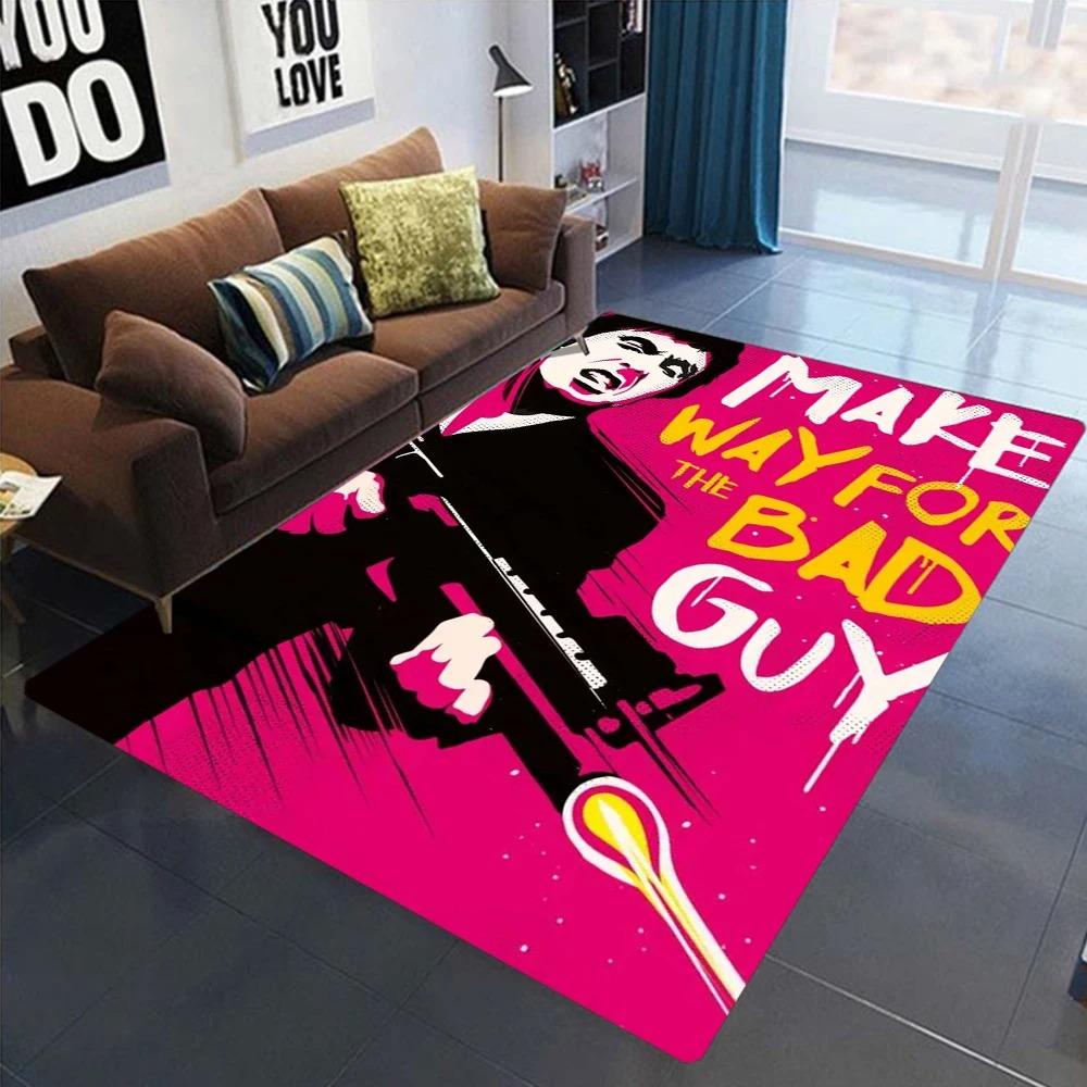 Scarface Tony Montana The World Is Yours  Movie Rug for Bedroom Living Room Carpets for Room Floor Mat Home Decor Non-Slip Rug